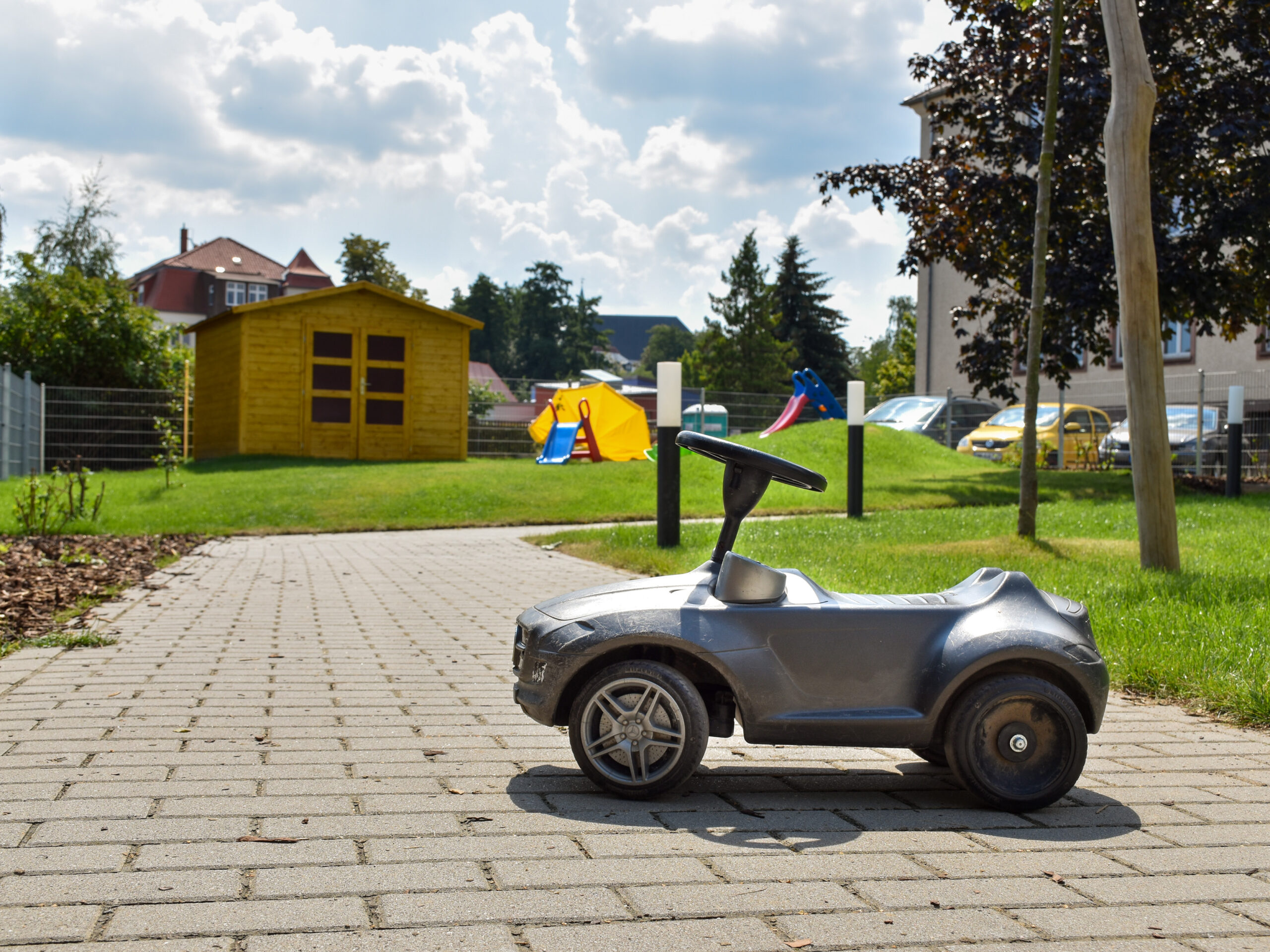 Rutschauto in der Kinderkrippe der Kita Hornmühlenweg